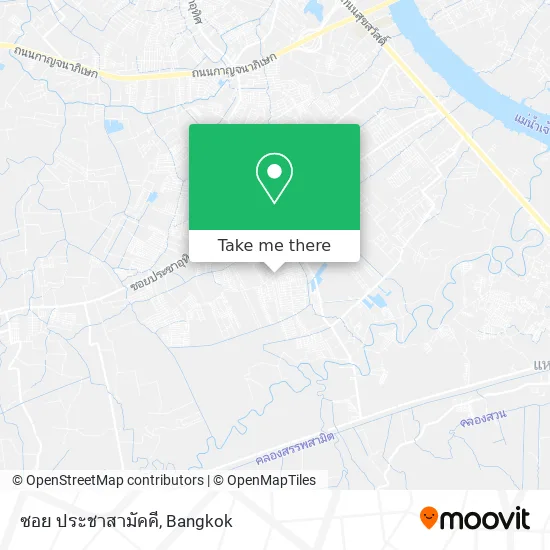 ซอย ประชาสามัคคี map