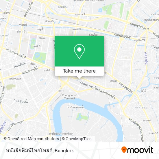 หนังสือพิมพ์ไทยโพสต์ map