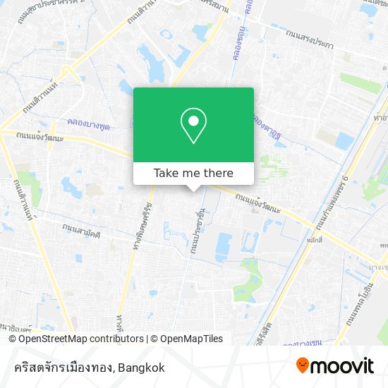 คริสตจักรเมืองทอง map