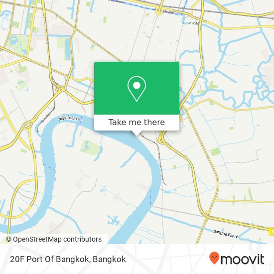 20F Port Of Bangkok map
