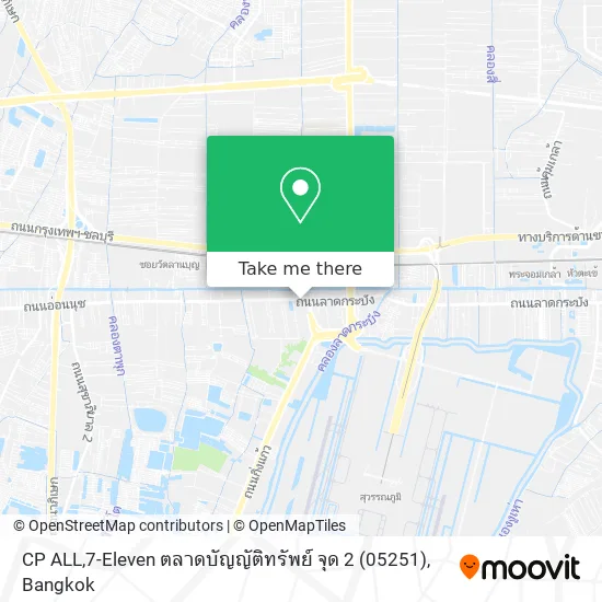 CP ALL,7-Eleven ตลาดบัญญัติทรัพย์ จุด 2 (05251) map