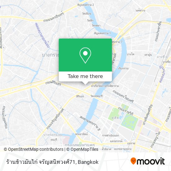 ร้านข้าวมันไก่ จรัญสนิทวงศ์71 map