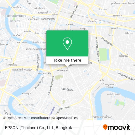 EPSON (Thailand) Co., Ltd. map
