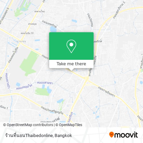 ร้านที่นอนThaibedonline map