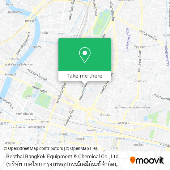 Becthai Bangkok Equipment & Chemical Co., Ltd. (บริษัท เบคไทย กรุงเทพอุปกรณ์เคมีภัณฑ์ จำกัด) map
