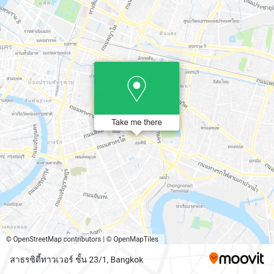สาธรซิตี้ทาวเวอร์ ชั้น 23/1 map