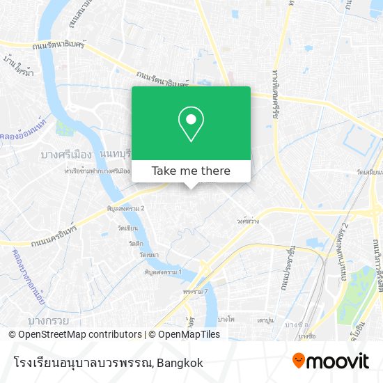 โรงเรียนอนุบาลบวรพรรณ map