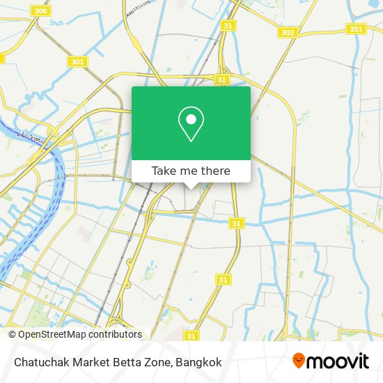 Chatuchak Market Betta Zone map