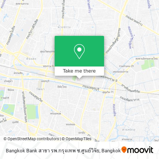 Bangkok Bank สาขา รพ.กรุงเทพ ซ.ศูนย์วิจัย map