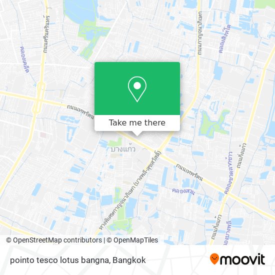 pointo tesco lotus bangna map