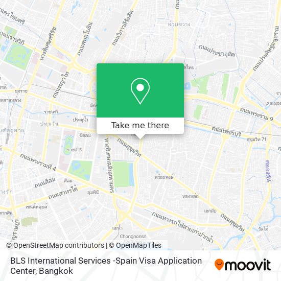 BLS International Services -Spain Visa Application Center map