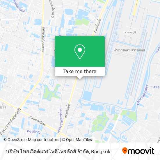 บริษัท ไทยเวิลด์แวร์โพลีโพรดักส์ จำกัด map