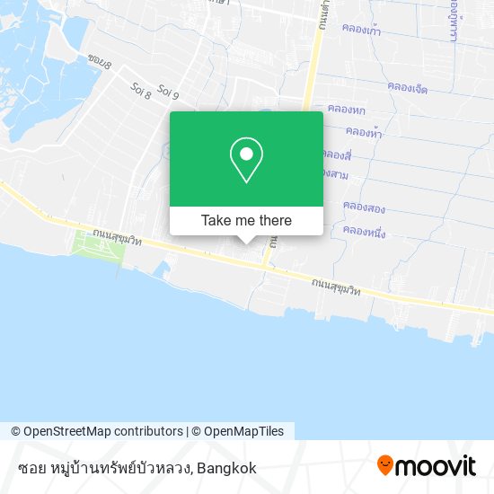 ซอย หมู่บ้านทรัพย์บัวหลวง map