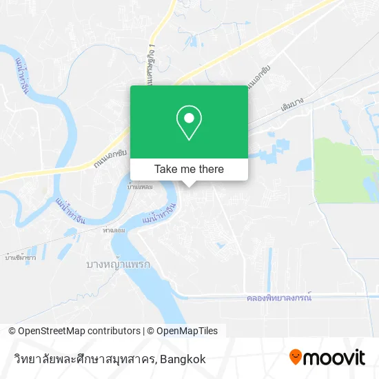 วิทยาลัยพละศึกษาสมุทสาคร map