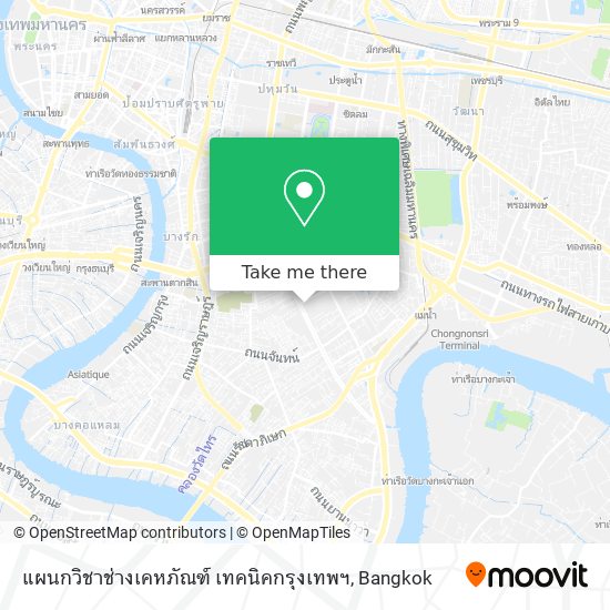 แผนกวิชาช่างเคหภัณฑ์ เทคนิคกรุงเทพฯ map