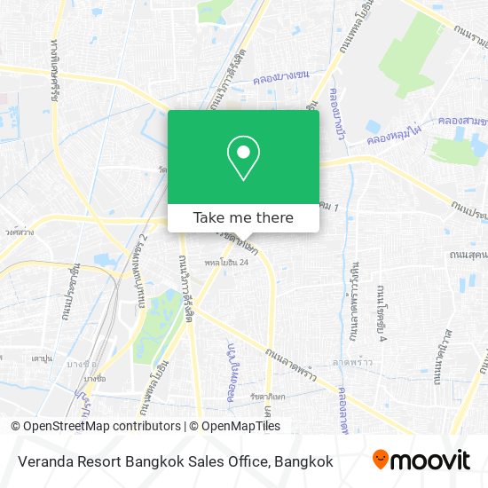 Veranda Resort Bangkok Sales Office map