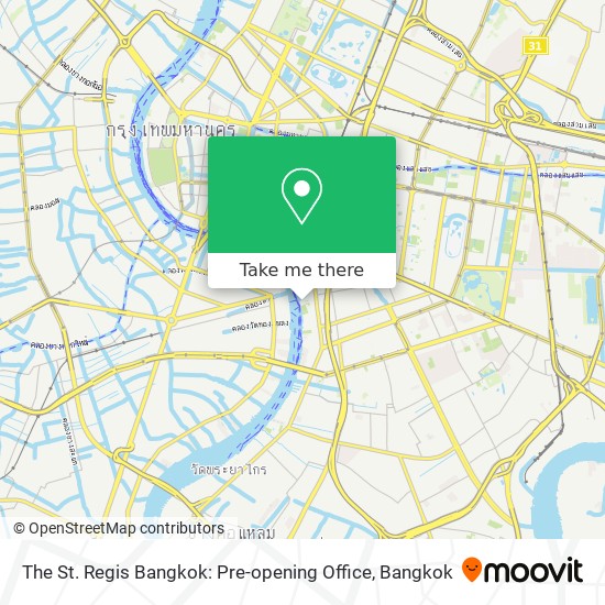 The St. Regis Bangkok: Pre-opening Office map