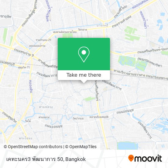 เคหะนคร3 พัฒนาการ 50 map