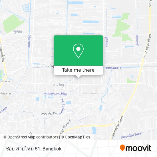 ซอย สายไหม 51 map