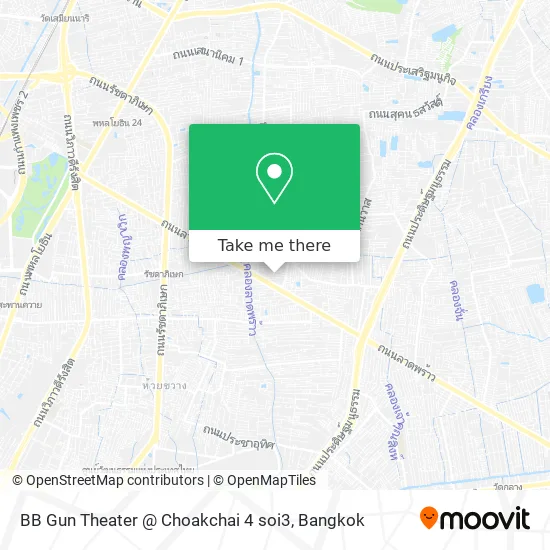 BB Gun Theater @ Choakchai 4 soi3 map