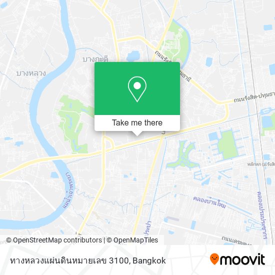 ทางหลวงแผ่นดินหมายเลข 3100 map