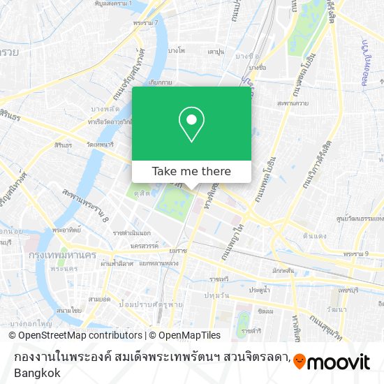 กองงานในพระองค์ สมเด็จพระเทพรัตนฯ สวนจิตรลดา map