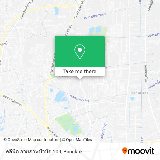 คลีนิก กายภาพบำบัด 109 map