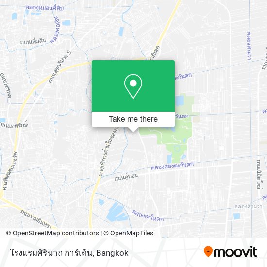 โรงแรมศิรินาถ การ์เด้น map