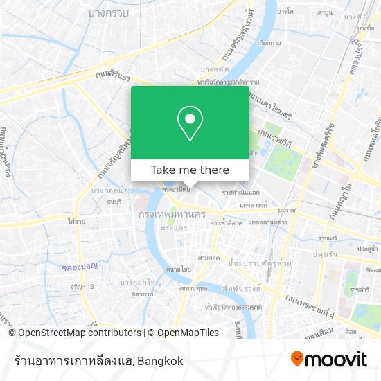 ร้านอาหารเกาหลีดงแฮ map