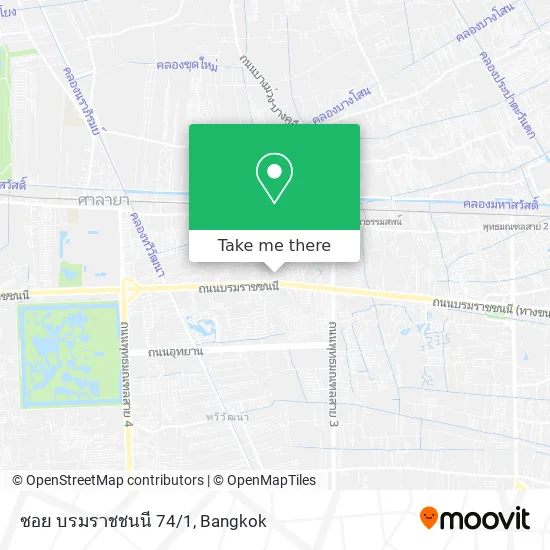 ซอย บรมราชชนนี 74/1 map