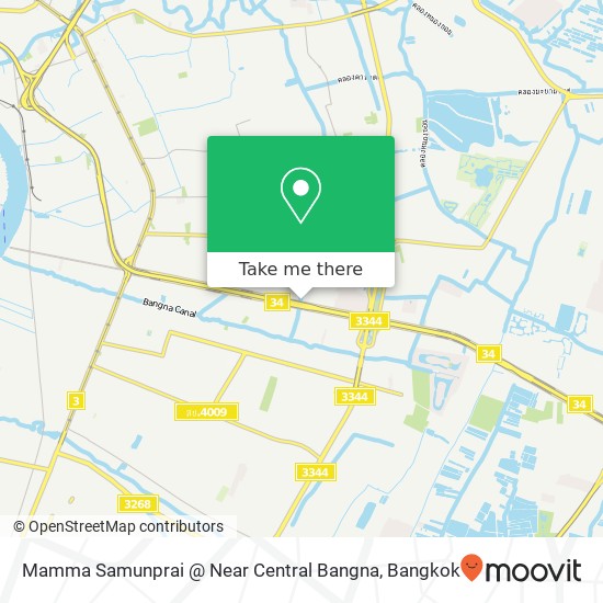 Mamma Samunprai @ Near Central Bangna map