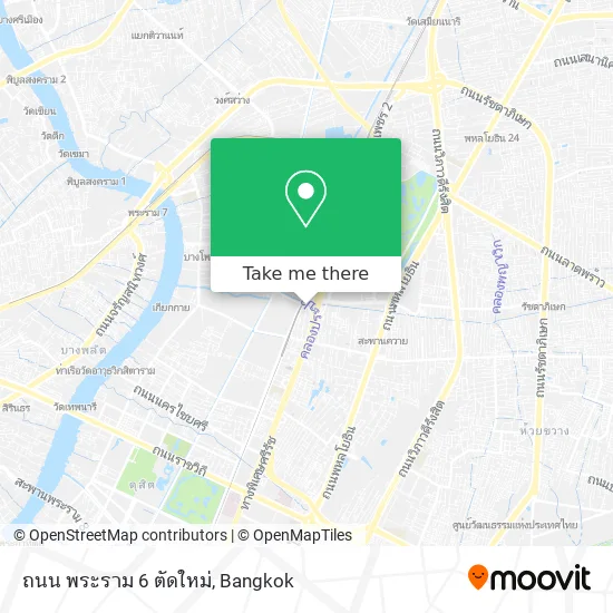 ถนน พระราม 6 ตัดใหม่ map