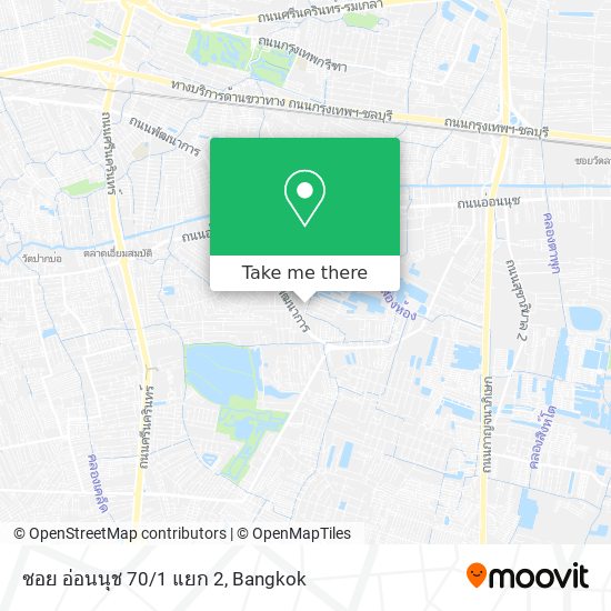 ซอย อ่อนนุช 70/1 แยก 2 map