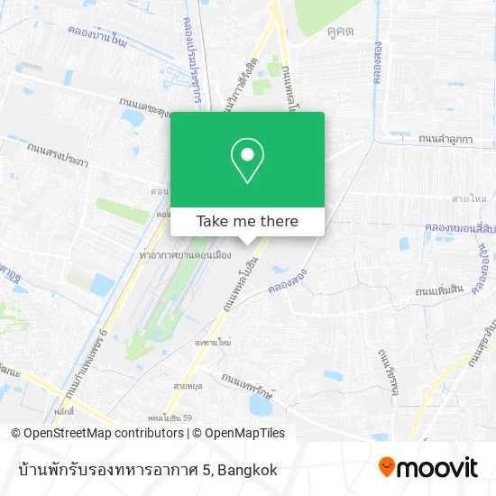 บ้านพักรับรองทหารอากาศ 5 map