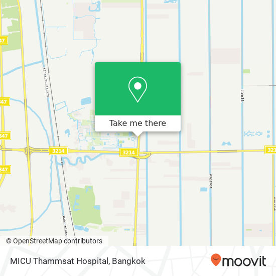 MICU Thammsat Hospital map