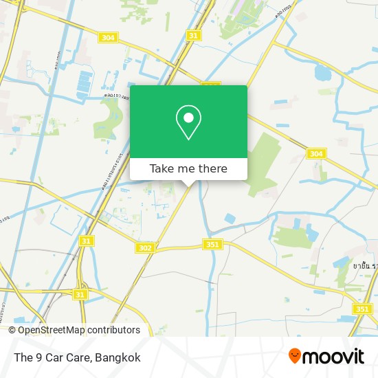 The 9 Car Care map