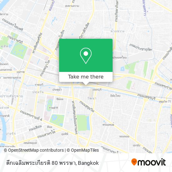 ตึกเฉลิมพระเกียรติ 80 พรรษา map