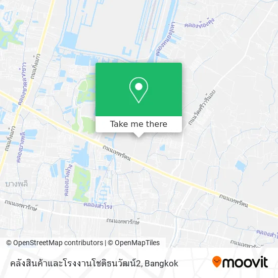 คลังสินค้าและโรงงานโชติธนวัฒน์2 map