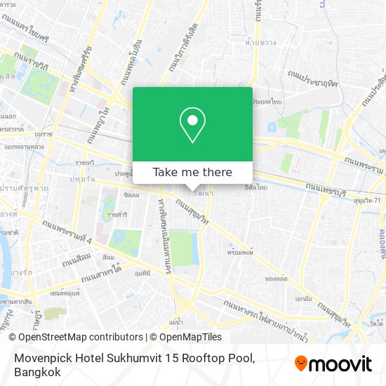 Movenpick Hotel Sukhumvit 15 Rooftop Pool map