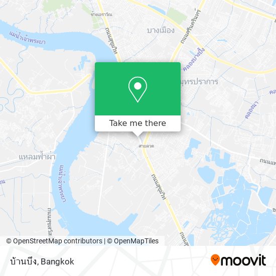 บ้านบึง map