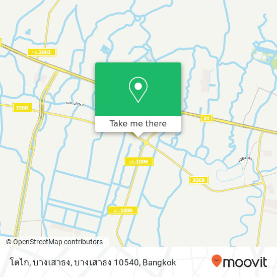 โตไก, บางเสาธง, บางเสาธง 10540 map