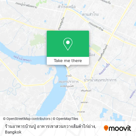 ร้านอาหารบ้านปู่ อาหารเขาสวนกวางส้มตำไก่ย่าง map
