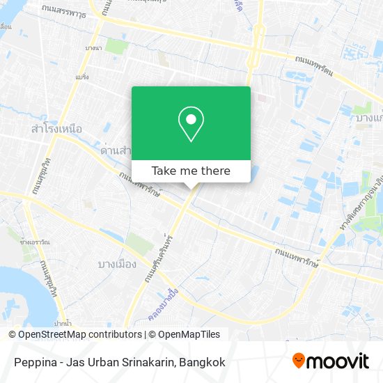 Peppina - Jas Urban Srinakarin map