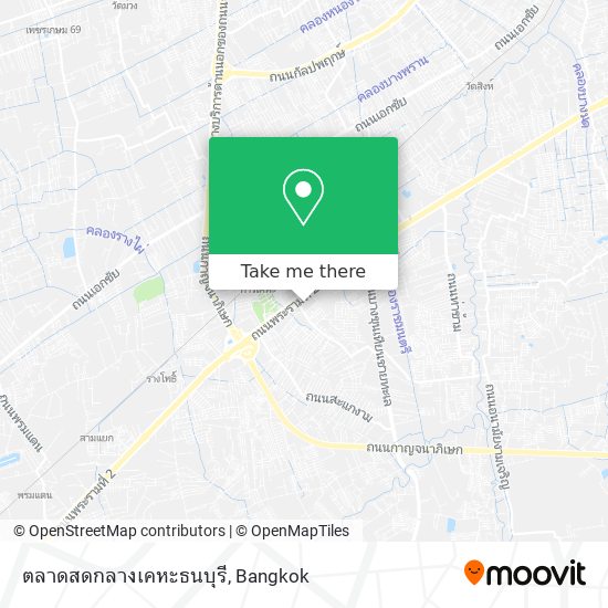 ตลาดสดกลางเคหะธนบุรี map