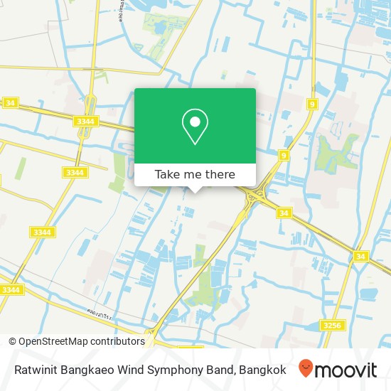 Ratwinit Bangkaeo Wind Symphony Band map