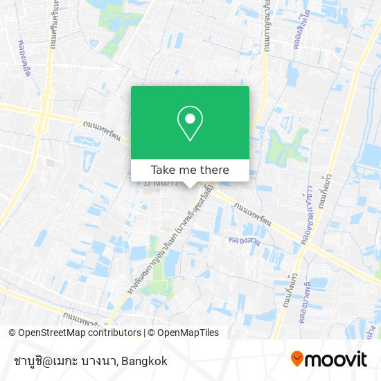 ชาบูชิ@เมกะ บางนา map