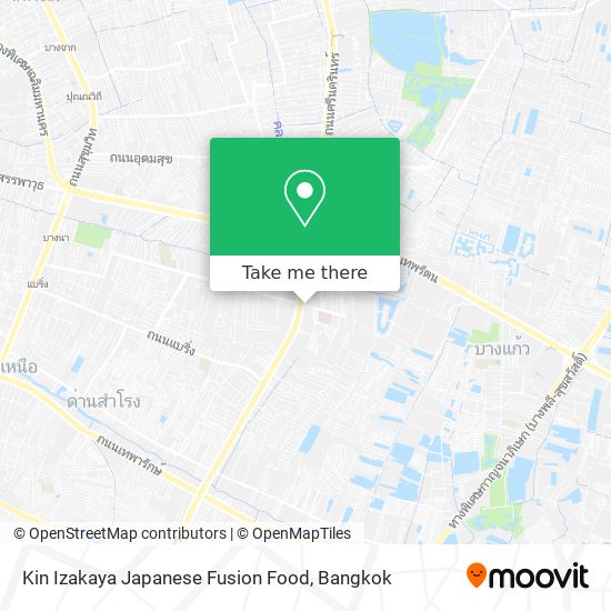 Kin Izakaya Japanese Fusion Food map