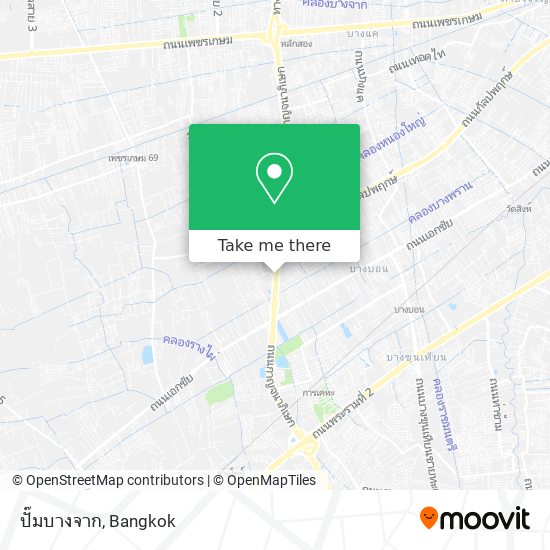 ปั๊มบางจาก map