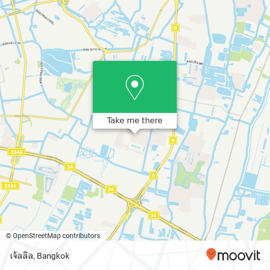 เจ้ลลิล, ถนนทุ่งเศรษฐี ดอกไม้, ประเวศ 10250 map