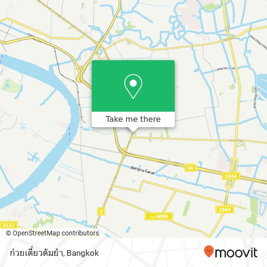 ก๋วยเตี๋ยวต้มยำ, 3 บางนา, บางนา 10260 map